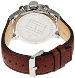 Tommy Hilfiger Men's 1791137 Cool Sport Two-Tone Stainless Steel Watch with Leather Band