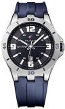 Tommy Hilfiger Men&#39;s 1791062 Stainless Steel Watch with Blue Silicone Band