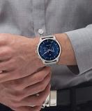 Tommy Hilfiger Men's Quartz Stainless Steel and Mesh Bracelet Watch, Color: Silver (Model: 1710420)