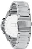 Tommy Hilfiger Men's Quartz Watch with Stainless Steel Strap, Silver, 22 (Model: 1791890)