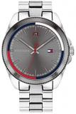 Tommy Hilfiger Men's Quartz Stainless Steel and Bracelet Casual Watch, Color: Silver (Model: 1791684)
