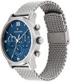 Tommy Hilfiger Men's Quartz Watch with Stainless Steel Strap, Silver, 22 (Model: 1791881)