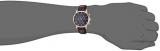 Tommy Hilfiger Men's Sophisticated Sport Stainless Steel Quartz Watch with Leather Strap, Brown, 22 (Model: 1791399)