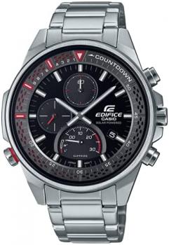 Casio Men&#39;s Edifice Quartz Watch with Stainless Steel Strap, Silver, 19 (Model: EFS-S590D-1AVUEF)