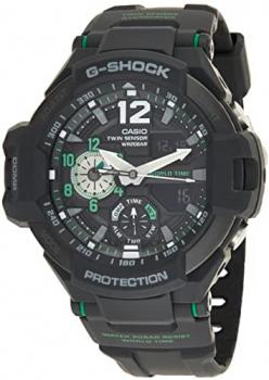 Casio - G-Shock - GRAVITYMASTER Series - Black/Green - GA1100-1a3DR