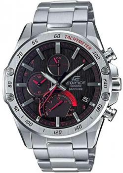Men&#39;s Casio Edifice Super Slim Stainless Steel Chronograph Smartphone Link Watch EQB1000XD-1A