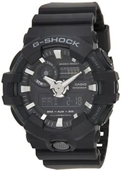 Casio G-shock Ana Digi All Black Men&#39;s Watch, 200 Meter Water Resistant with Day and Date GA-700-1B