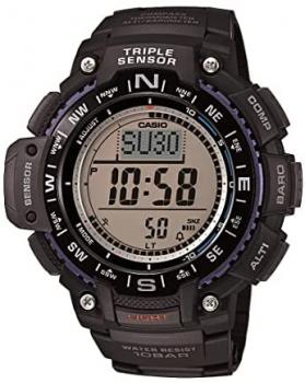 Casio Men&#39;s SGW-1000-1ACR Triple Sensor Digital Display Quartz Black Watch