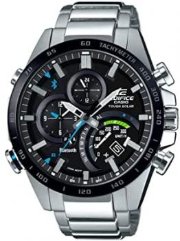 Casio Men&#39;s EQB-501XD-1ACF Edifice Connected Analog Display Quartz Silver Watch