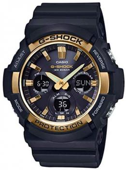 Casio G-Shock GAS100G-1A Tough Solar Resin/Stainless Steel Men&#39;s Watch (Black)