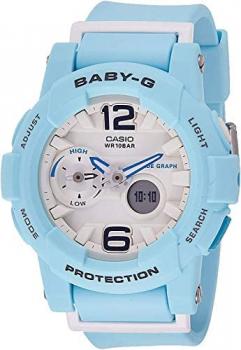 Casio Baby-G Women Light Blue Resin Ana-Digi Watch BGA180BE-2B