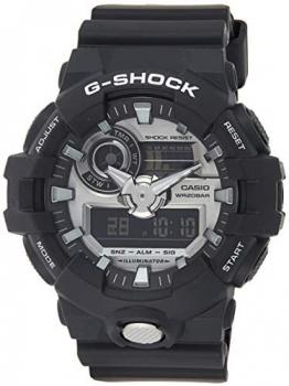 Casio Men&#39;s G Shock GA710-1A Black Rubber Quartz Sport Watch