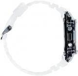 Casio Men's G-Shock Quartz Watch with Plastic Strap, Clear, 22 (Model: DW-5600SKE-7ER)