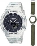 Casio Men&#39;s G-Shock Quartz Watch with Plastic Strap, Multicolour, 23 (Model: GAE-2100GC-7AER)