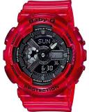 Casio Men's Year-Round Quartz Watch with Plastic Strap, Red, 19 (Model: BA-110CR-4AER)
