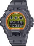 Casio Men&#39;s G-Shock Quartz Watch with Plastic Strap, Grey, 24 (Model: DW-6900LS-1ER)