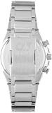 Casio Men's Edifice Scuderia Alpha Tauri Quartz Watch with Stainless Steel Strap, Silver, 24 (Model: EQB-1100AT-2AER)