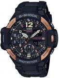 Casio Men's Year-Round Quartz Watch with Resin Strap, Black, 20 (Model: GA-1100RG-1AER)