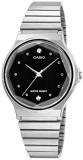 Casio MQ-1000D-1A W/Natural Diamonds Analog Stainless Steel Watch MQ-1000 +Case