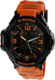 Casio G-Shock G-Aviation Master of G GA1000-4A Twin Sensor Watch (Black/Orange)