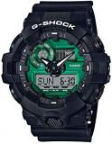 [Casio] Watch G-Shock Black and Green Series GA-700MG-1AJF Men&#39;s Black