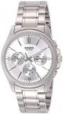 Casio Enticer Chronograph White Dial Men's Watch - MTP-1375D-7AVDF (A837)