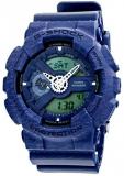 Casio G-Shock Heathered Blue Dial Resin Quartz Men&#39;s Watch GA110HT-2A