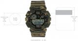 Casio Mens G SHOCK COMO GREEN Digital Sport Quartz Watch NWT GD-120CM-5D