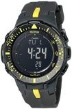 Casio Men's PRG-300-1A9CR Pro Trek Triple Sensor Tough Solar Digital Display Quartz Black Watch
