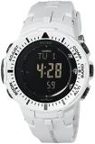 Casio Men&#39;s Pro Trek PRG-300-7CR Solar Watch with Off-White Band