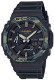 Casio G-Shock Special Color GA-2100SU-1ADR Analog Quartz Black Resin Men&#39;s Watch