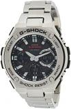 Casio Men's G SHOCK Quartz Watch with Stainless-Steel Strap, Silver, 25.85 (...