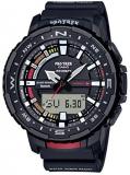 Casio Men&#39;s Pro Trek Bluetooth® Connected Angler Line Sports Watch with Resin Strap