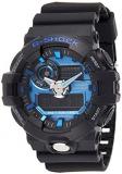 Casio GA710-1A2 G-Shock Standard Analog-Digital Men039;s Watch (Black/Blue)