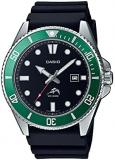 Casio Men's MDV106-1AV 200 M WR Black Dive Watch (MDV106-1A)