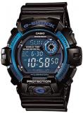 Casio Men&#39;s G8900A-1CR G-Shock Black and Blue Resin Digital Sport Watch