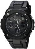 Casio Men&#39;s G Shock Stainless Steel Quartz Watch with Resin Strap, Black, 27 (Model: GST-S100G-1BDR)