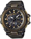 Casio Men&#39;s Year-Round Solar Powered Watch with Stainless Steel Strap, Black, 26 (Model: MTG-G1000BS-1AER)