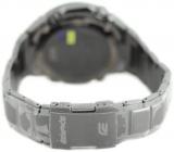 Casio EQWM1100DC-1A2 Mens Edifice Black Label Solar Multi-Band Atomic Alarm Chronograph Link Bracelet