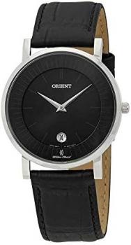 Orient Dressy Black Dial Black Leather Ladies Watch FGW01009B0