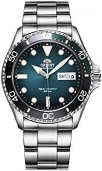 Orient Automatic Watch for Men, Kamasu II Dive Watch for Outdoor Activities Wrist Watch Black, Bi-Colour Rotating Bezel Stainless Steal Sports Gift for him RA-AA0811E19B