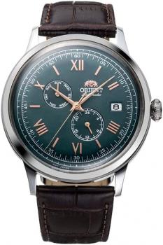 Orient Bambino RN-AK0703E Men's Automatic Watch, Orient Watch, Brown, Green