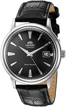 Orient '2nd Gen Bambino Version I' Japanese Automatic Stainless Steel and Leather Dress Watch