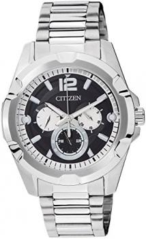 Citizen Chronograph Quartz Movement Black Dial Men's Watch AG8330-51E