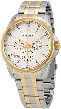 Citizen Chronograph Quartz Silver Dial Men's Watch AG8344-57B