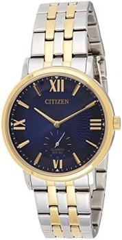 Citizen Quartz Blue Dial Two-Tone Men's Watch BE9176-76L