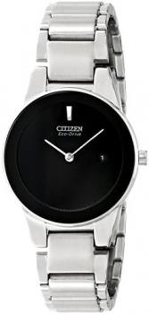 Citizen Eco-Drive Women's GA1050-51E Axiom Analog Display Silver Watch