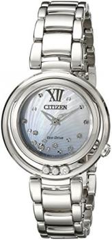 Citizen Women's EM0320-59D Citizen L Sunrise Diamond-Accented Stainless Steel Bracelet Watch