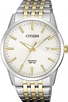 Citizen Men's Aq Mid Gents BI5006-81P Silver Stainless-Steel Quartz Fashion Watch