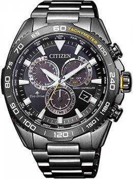 Citizen Promaster World Time Chronograph Black Dial Men's Watch CB5037-84E